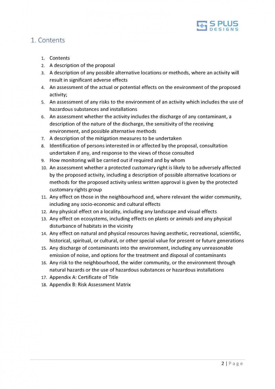 Assessment of env Page 02
